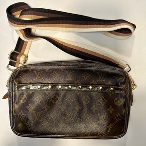 Vintage authentic Louis Vuitton redesigned crossbody